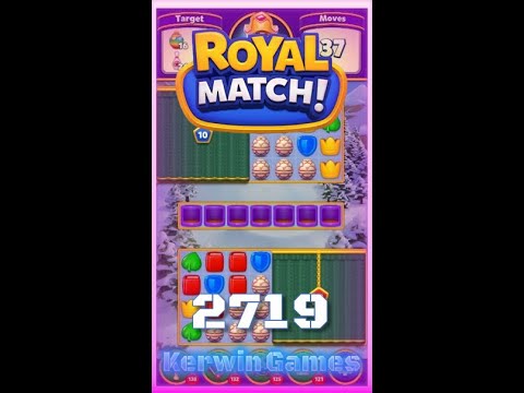Royal Match Level 2719 - Super Hard Level - No Boosters Gameplay