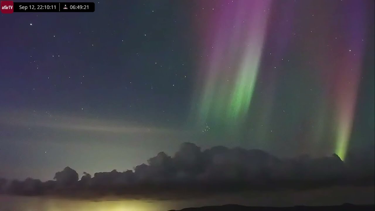 Sep 12, 2024: Aurora Borealis Over Iceland in 4K Ultra HD