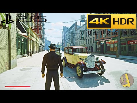 Mafia Definitive Edition (PS5) HDR 4K Free Roam Gameplay [Next-Gen HDR] Pt.2