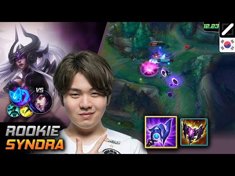 Rookie Mid Syndra Build Luden's Tempest Summon Aery - LOL KR 12.23