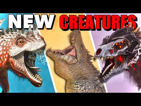 All 38 New Exclusive Creatures In ARK Ascended!