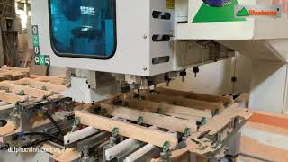 Máy khoan, làm mộng âm CNC chuyền hàng Bedroom | WM-5X2CNC