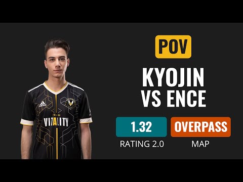 [POV] Vitality Kyojin VS Ence [Overpass] | CS GO DEMO