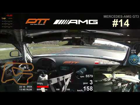 TOR POZNAŃ 1.26.62 Mateusz Lisowski AMG GT3