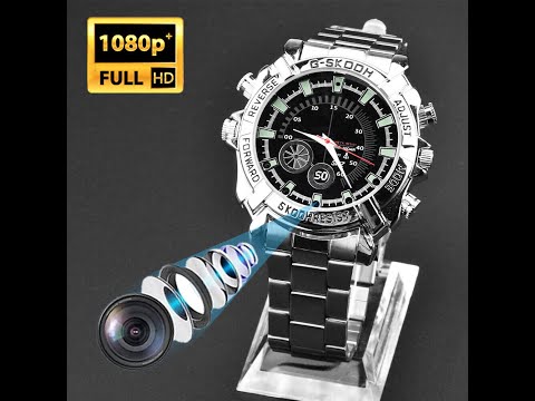 Elektro welt inbuilt 32gb spy wrist steel watch camera with ...