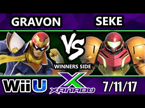 S@X 210 - Gravon (Captain Falcon) Vs. Seke (Samus) - SSB4 Tournament - Smash 4 - Smash for Wii U.