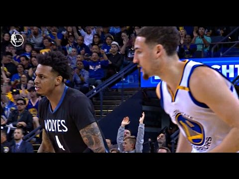 Klay Thompson ( 41 PTS ) VS Timberwolves  (4-4-2017)