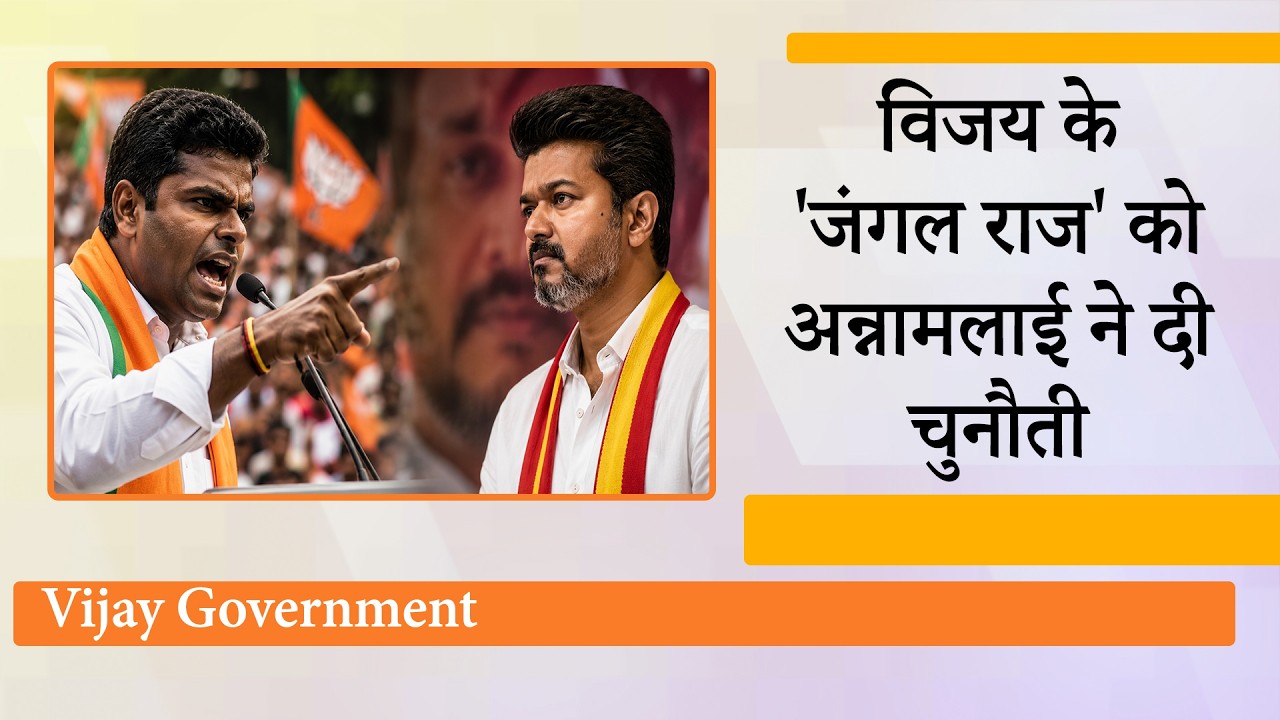 Annamalai ने CM Vijay पर किया बड़ा हमला, Madurai, Coimbatore की घटनाओं को लेकर राज्य सरकार को घेरा
