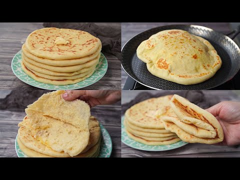 Easy Butter Naan Recipe | Soft Fluffy Butter Naan Recipe | Yummy