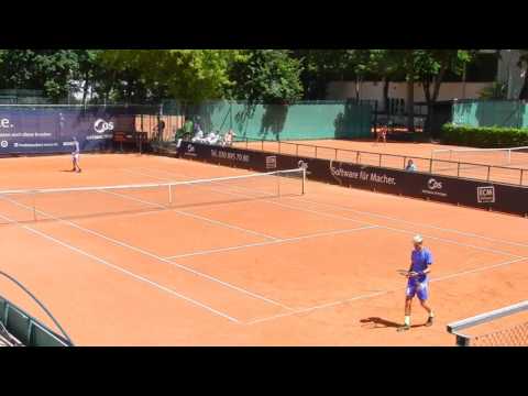 Rudi Molleker vs. Adrian Andreev Tennis in Berlin German Juniors 2017