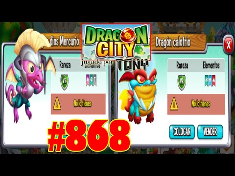 Dragon City "Capítulo 868 - El Dragón Dios Mercurio y Dragón Calofrio" por Tony