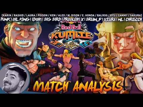 SFV Match Analysis: RBK Las Vegas - Problem X(Alex/Bison), NL(Cammy), Idom(Laura), ChrisCCH(Sakura)
