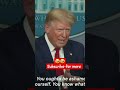 "you oughta be ashamed of yourself!"trump heated argument with reporter and #shorts #funny