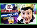 FAMILY FUN PLAYING AT CHUCK E CHEESE AND HUGE SURPRISE PRIZE HAUL