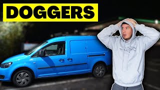 Most DODGY car park I've EVER experienced! Stealth Camping (van life UK)