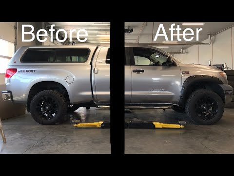 Fender flares for 2007-2013 Toyota Tundra