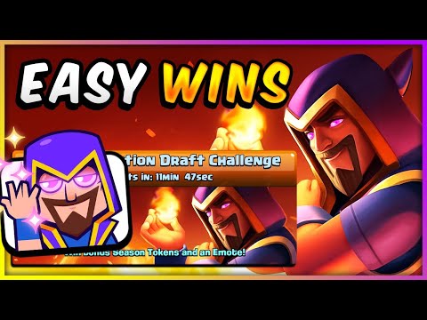 WIZARD EVOLUTION DRAFT CHALLENGE in CLASH ROYALE!