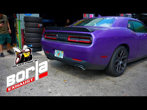 Dodge Challenger Scat Pack Borla Atak exhaust system. Revs + Complete breakdown 6.4-liter HEMI V-8