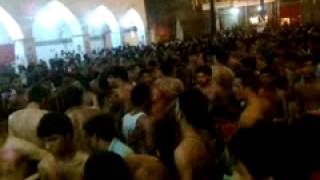 preview picture of video 'matam in sehwan laal shahbaz qalander 2012 by matami sangat multan and moro'