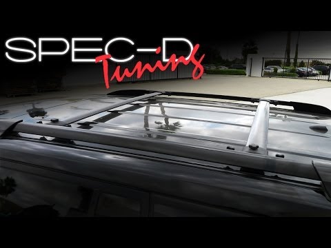 SPECDTUNING INSTALLATION VIDEO: 2008 - 2013 TOYOTA HIGHLANDER ROOF RACK