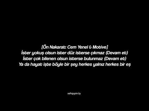 Cem Yenel & Motive - Devam Et Sözleri (Lyrics Video)