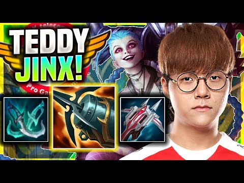 TEDDY DESTROYING WITH JINX! - T1 Teddy Plays Jinx ADC vs Varus! | Season 11