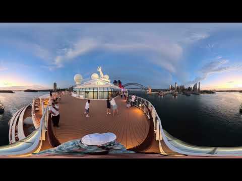 Thumbnail for Disney Wonder Australia 2025: 360°: A Sunset Departure- First Cruise of 2025