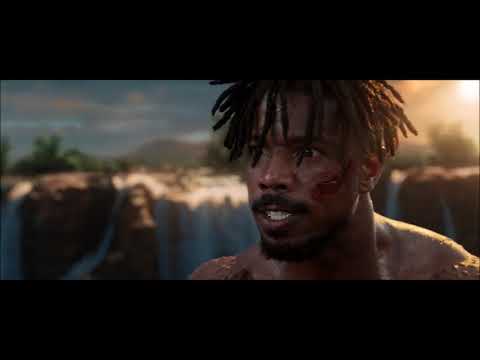 Black Panther (2018) - T'Challa vs. Killmonger Coronation Ceremony Fight Scene (Is This Your King?)