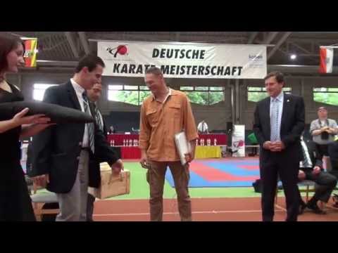 DM 2015 U 21 Junioren Jugend Begrüßung Ehrungen Kata Vorführung der Bundeskampfrichter