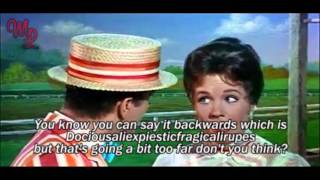 Mary Poppins (1964) - &quot;Supercalifragilisticexpialidocious&quot; - Video/Lyrics