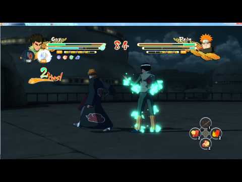 Naruto ninja storm 3 guy Best Combo