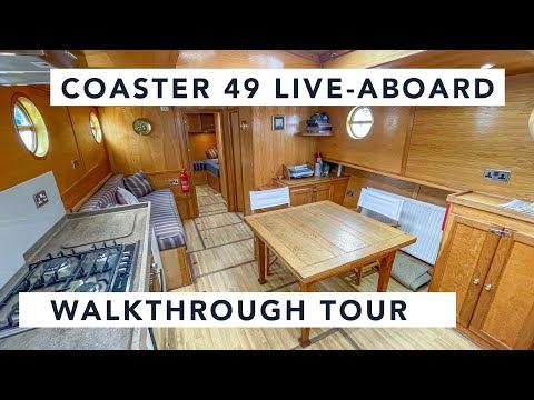 The perfect Liveaboard? Coaster 49 Dutch Barge style - Stunning boat, coastal or river cruiser.