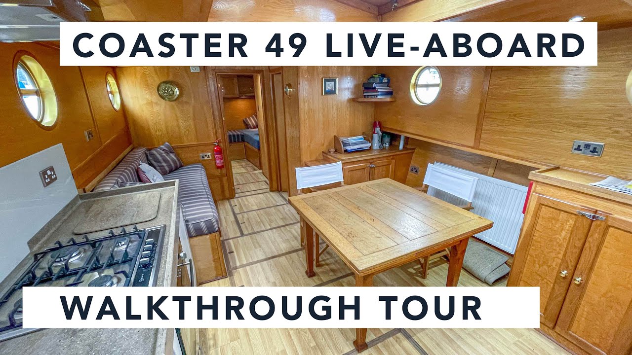 The perfect Liveaboard? Coaster 49 Dutch Barge style - Stunning boat, coastal or river cruiser