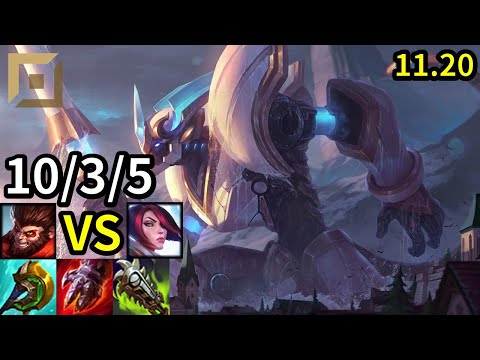 Wukong Top vs Fiora - KR Master | Patch 11.20