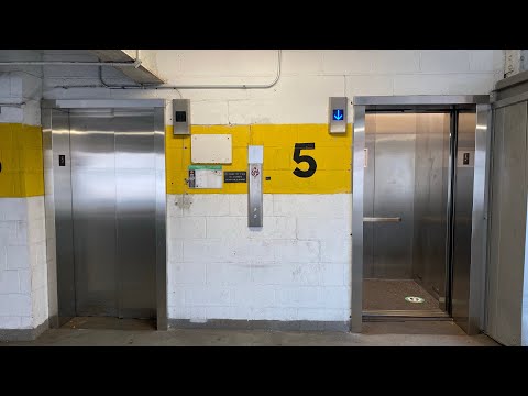 MODERNIZED! Westinghouse Elevators - Allies Garage - Pittsburgh, PA