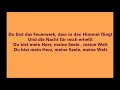 Michelle - Meine Welt Lyrics