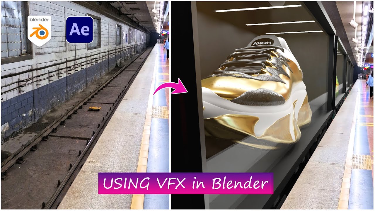 How to create CGI ads using VFX in blender  | Blender tutorial #cgi #animation #blender #vfx