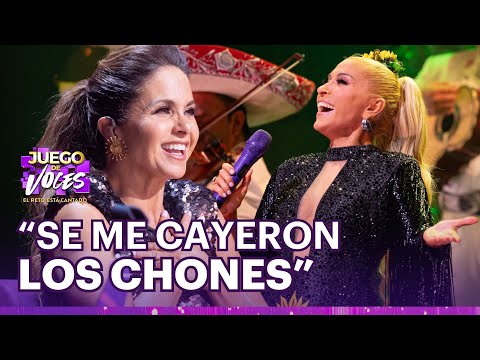 Yuri emociona a Lucero al cantar con mariachi el tema ‘Llorar’ | Juego de Voces