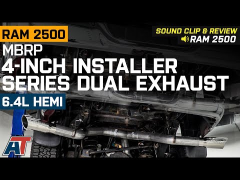 2014-2022 6.4L RAM 2500 MBRP 4-Inch Installer Series Dual Exhaust System Review & Sound Clip