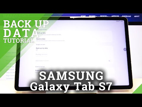 How to Enable Google Backup in SAMSUNG Galaxy Tab S7 – Google Backup