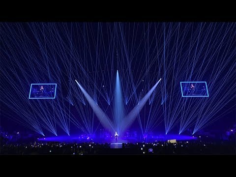 Arena Laser Show | Enrique Iglesias - Accorhotel - Using Kvant BurstBerry Laser Projectors