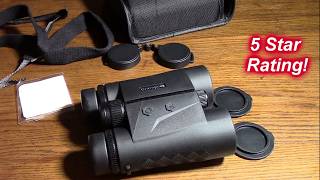 Gravoptics Rangefinder Binoculars for Hunting, 2624 Yard  Range, 10x42 HD Optics-FAST SCANNING .15S