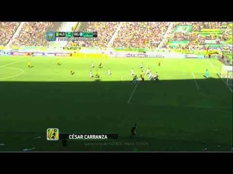 Gol de Carranza. Aldosivi 1 - Gimnasia J 0. Fecha 22. Torneo Primera B Nacional 2014. FPT