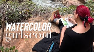 Beginner Watercolor Travel Journaling