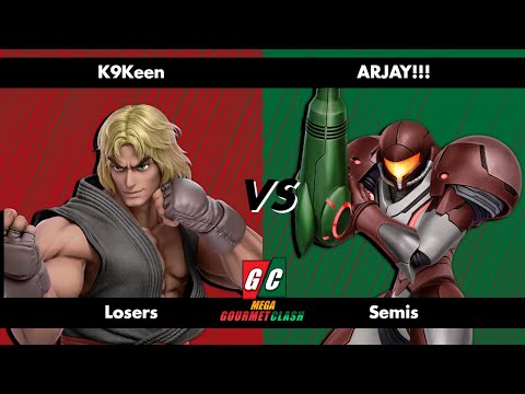 Mega Gourmet Clash #8 - K9Keen (Ken) vs ARJAY!!! (Samus) - Ultimate Singles - Losers Semis
