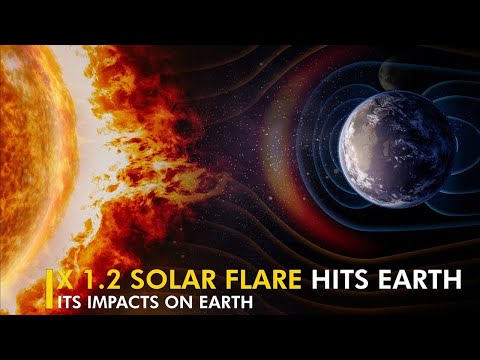 Solar Flare Alert: Powerful X1.2 Event from Sunspot │ Possible Impacts and Protection