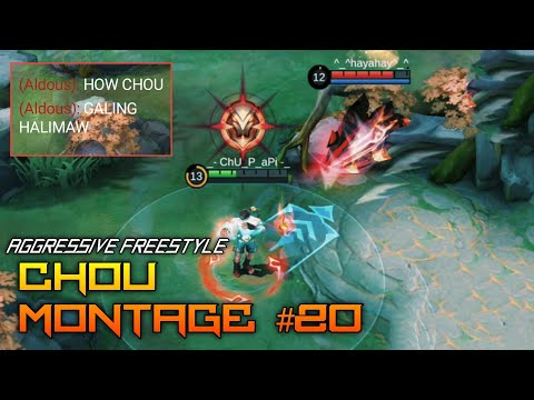 CHOU MONTAGE #20 | AGGRESSIVE FREESTYLE, FAST HAND | MLBB