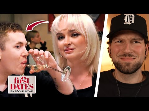 HE (23) DRINKS A GLASS OR TOO MUCH!😬 First Dates💔