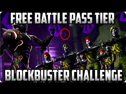 Fortnite Week 4 Blockbuster Challenge:  Free Battle Pass Tier - Location Found