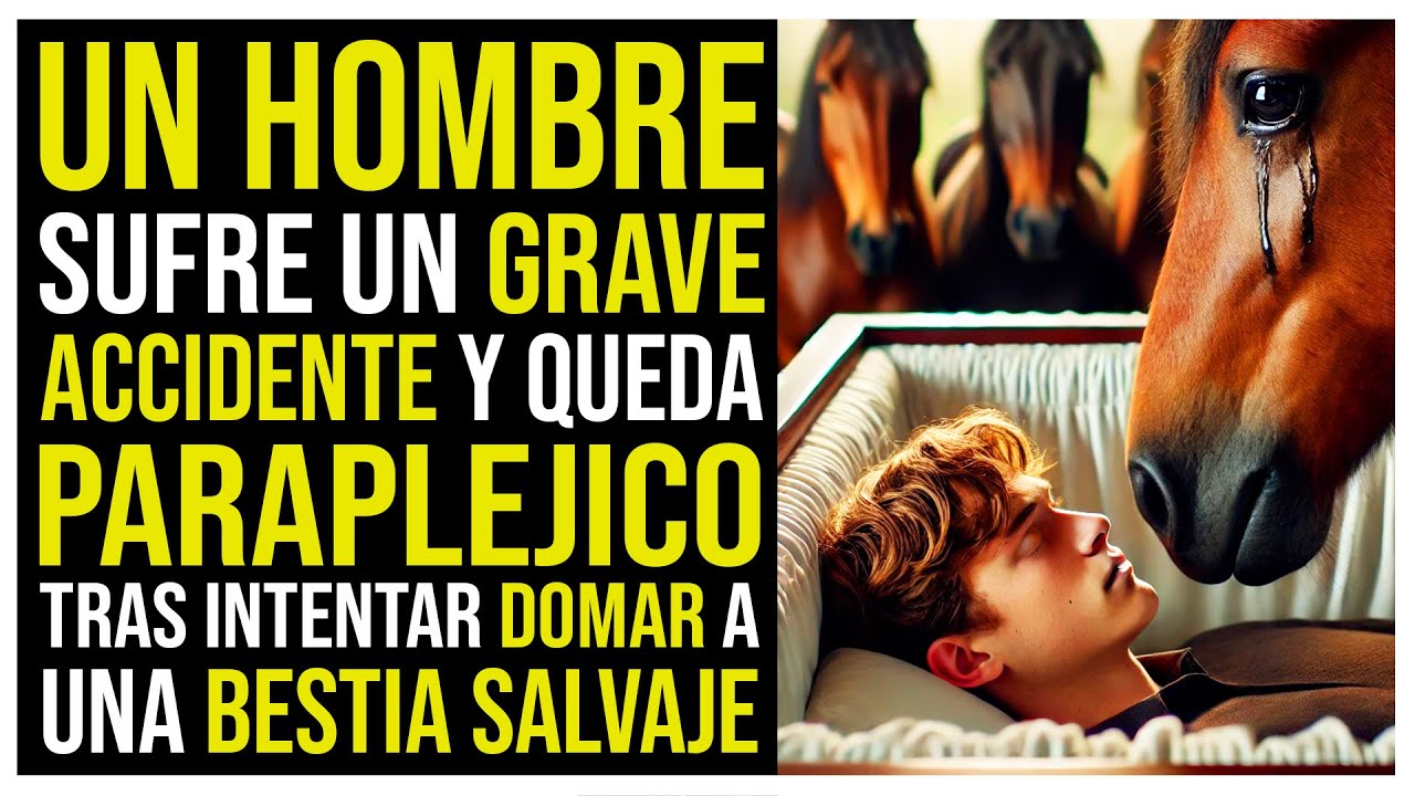 UN HOMBRE SUFRE UN GRAVE ACCIDENTE Y QUEDA PARAPLÉJICO TRAS INTENTAR DOMAR A UNA BESTIA SALVAJE Y...